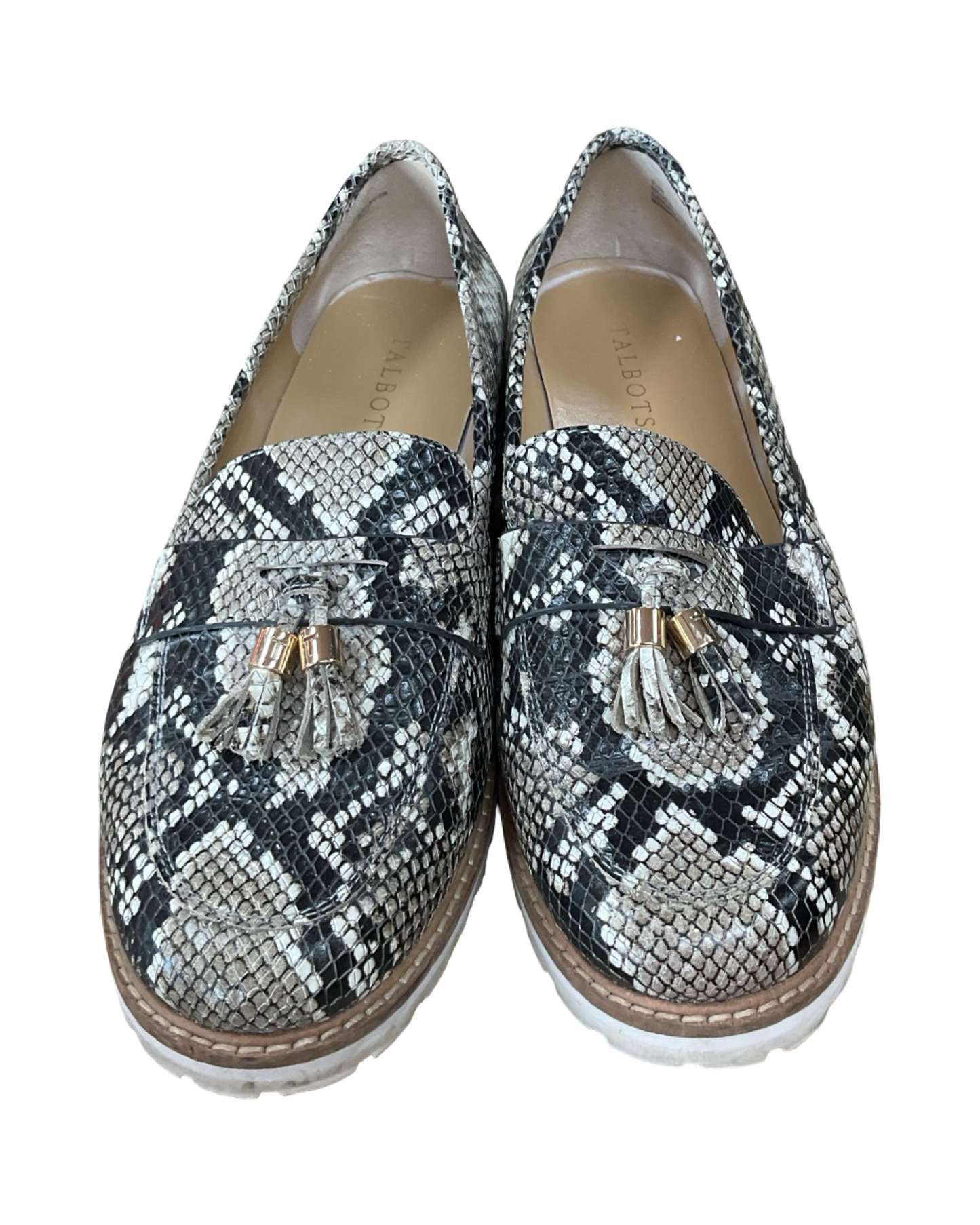 Shoes Flats By Talbots In Animal Print, Size:9.5