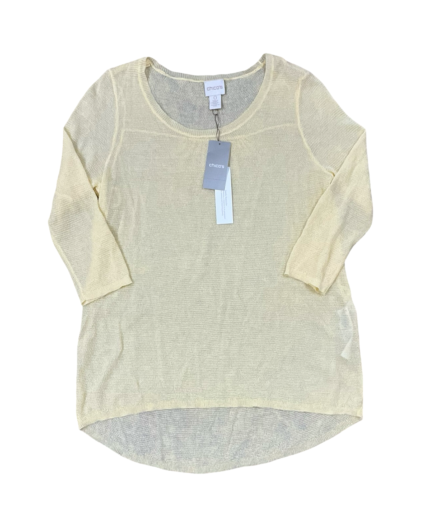 Sweater By Chicos In Yellow, Size:S
