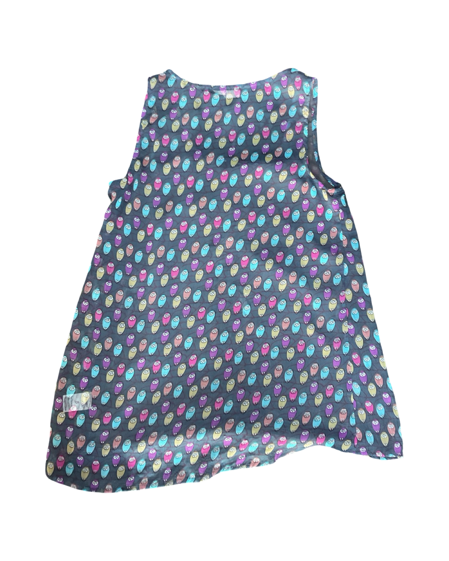 Top Sleeveless By Freebird In Grey & Pink, Size:S