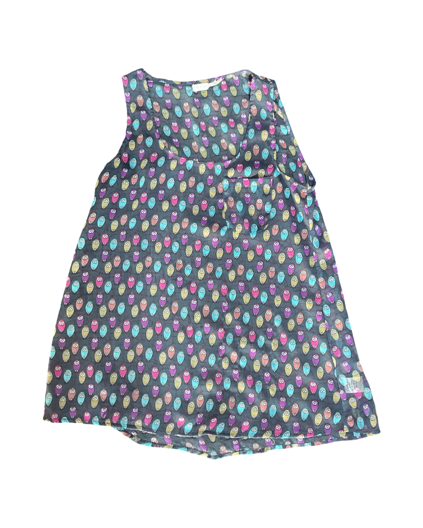 Top Sleeveless By Freebird In Grey & Pink, Size:S