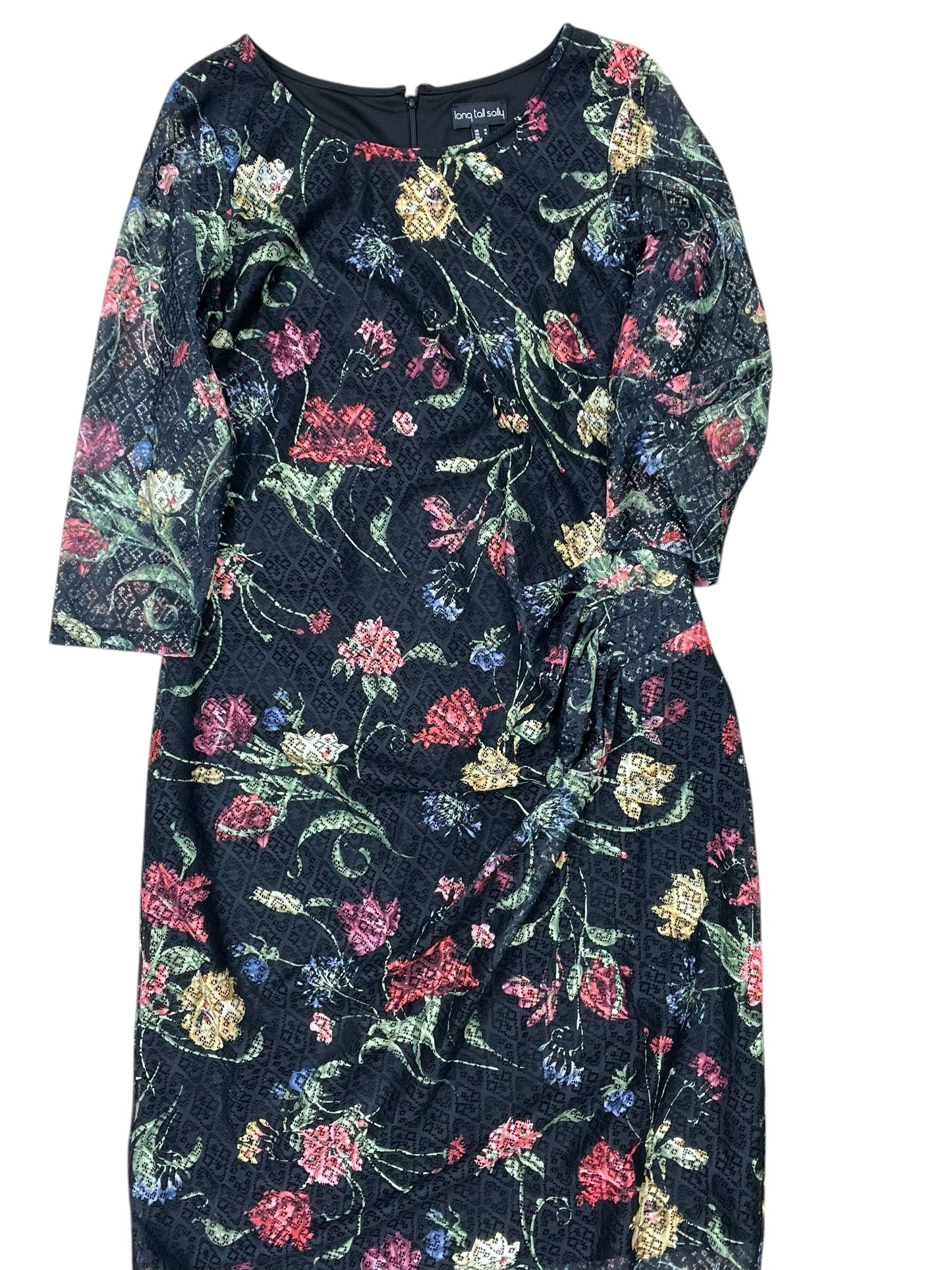 Dress Casual Midi By Long Tall Sally In Black, Size:L