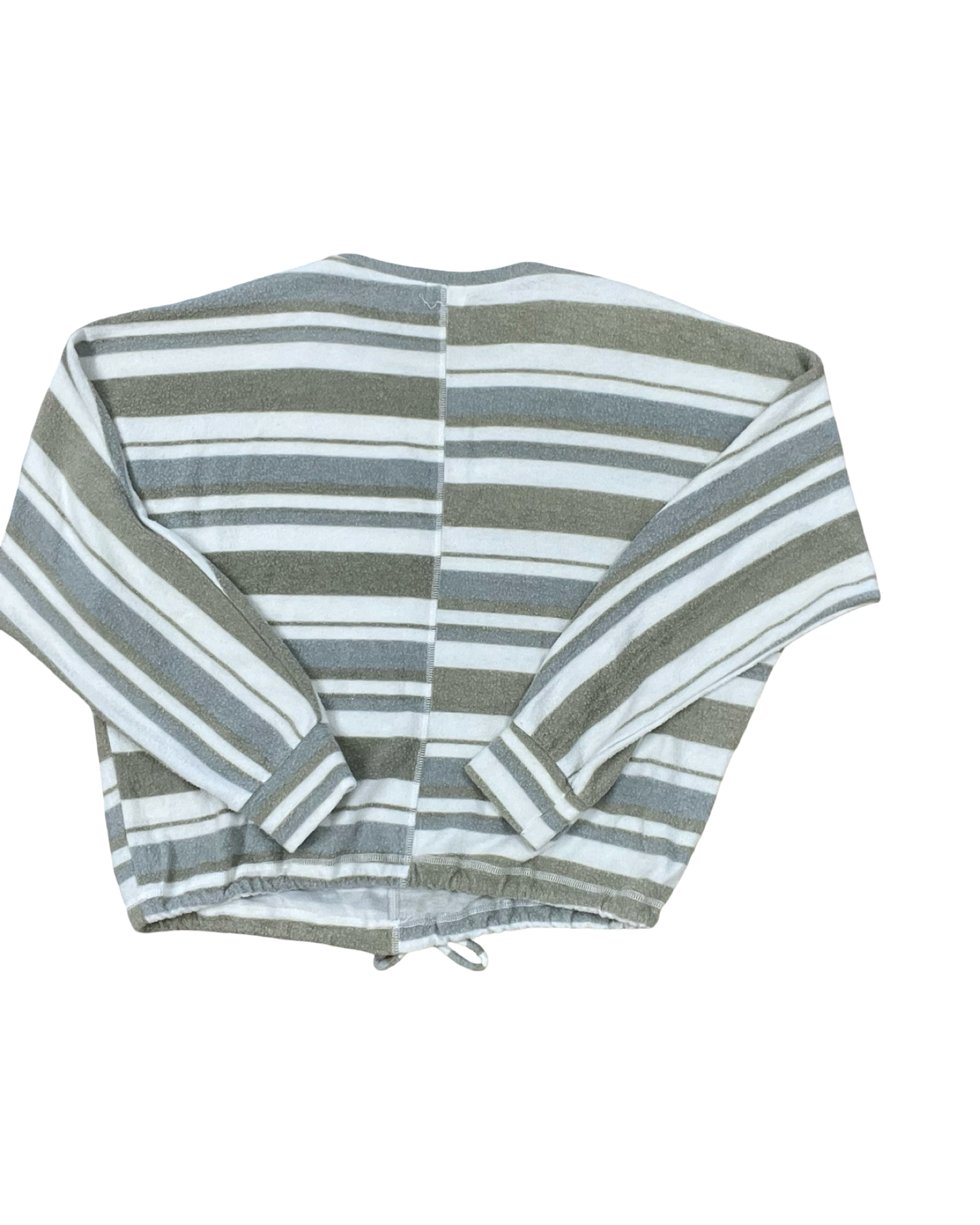 Sweatshirt Crewneck By Bke In Grey & White, Size:M