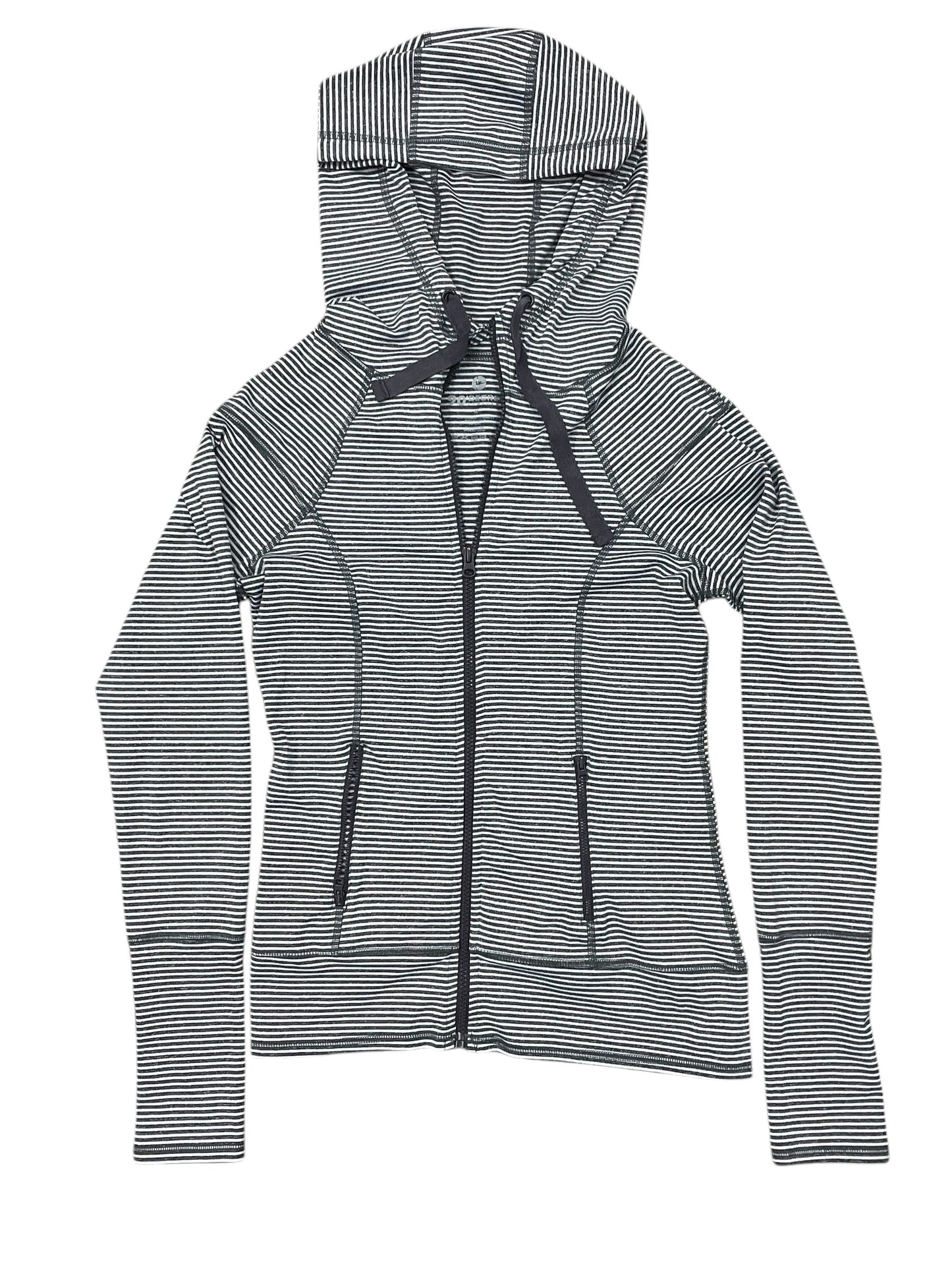 Jacket Other By 90 Degrees By Reflex In Grey & White, Size:M