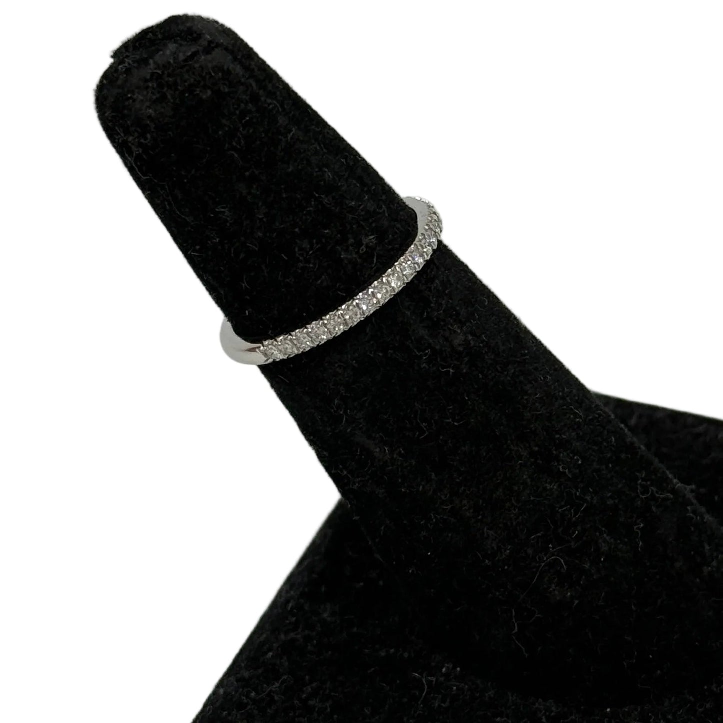 Tiffany & Company Soleste Half Eternity Diamond Luxury Ring, Size: 6