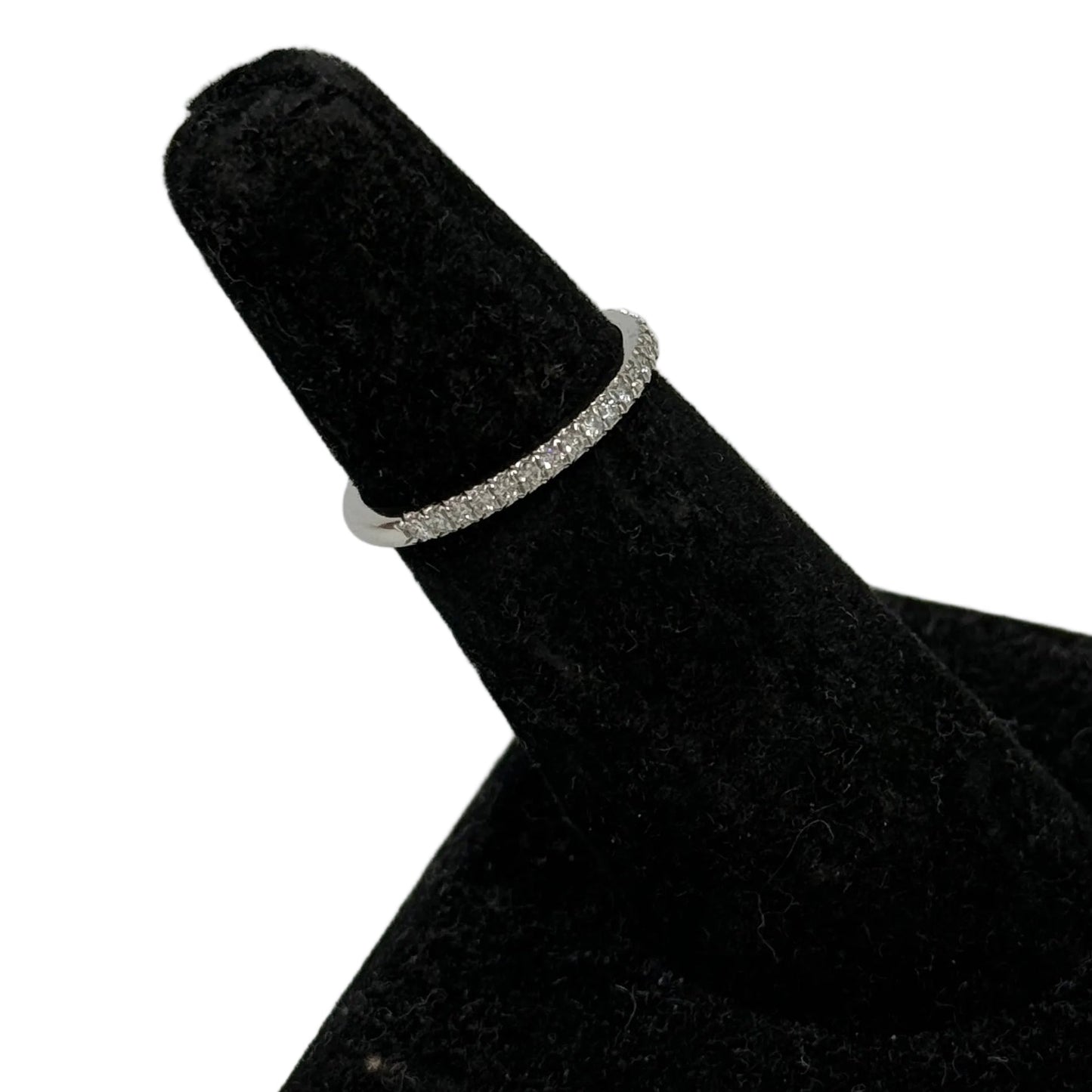 Tiffany & Company Soleste Half Eternity Diamond Luxury Ring, Size: 6