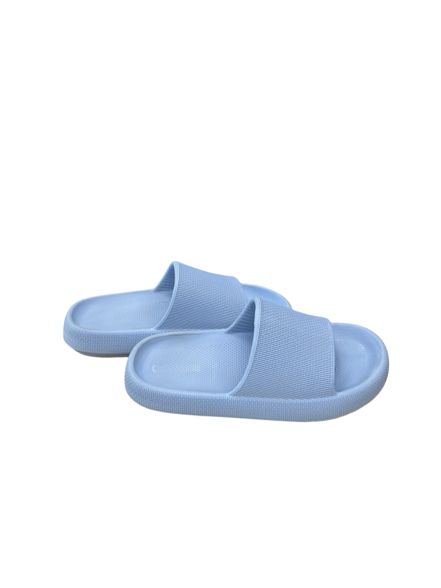 Sandals Flats By Clothes Mentor In Blue, Size:9