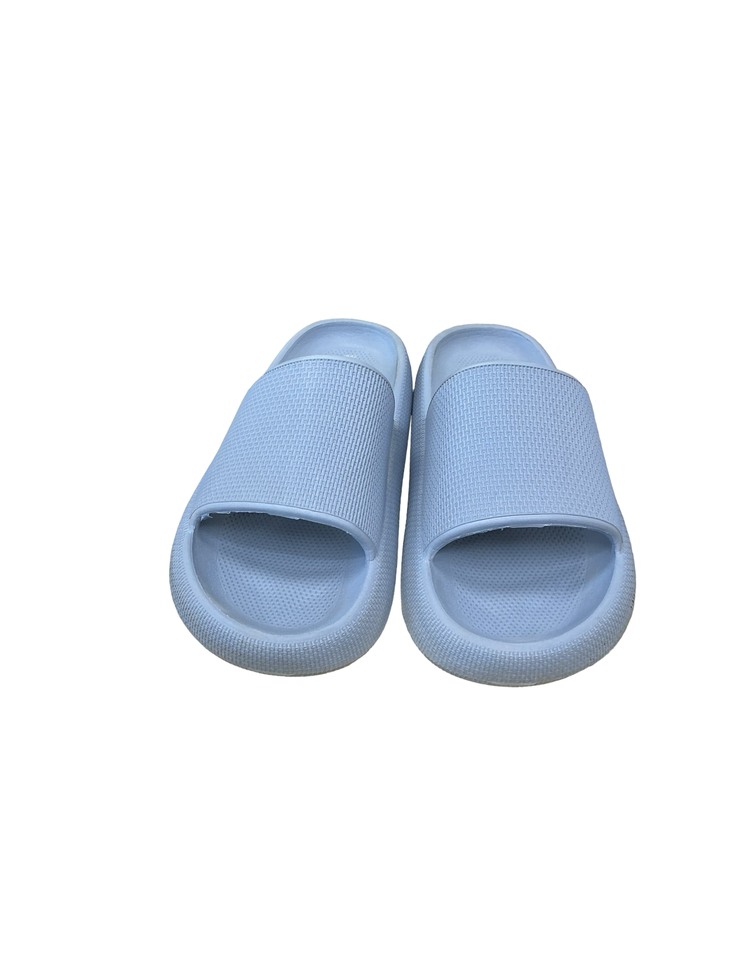 Sandals Flats By Clothes Mentor In Blue, Size:9