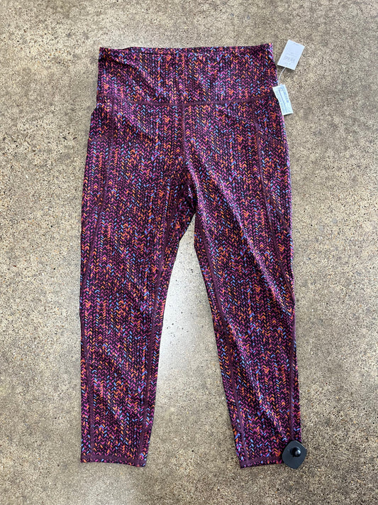 Athletic Pants By J. Jill In Purple, Size:M
