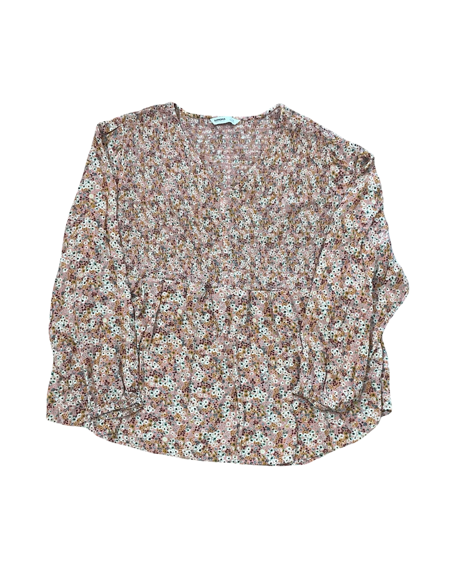 Top Ls By Sonoma In Peach, Size:3X