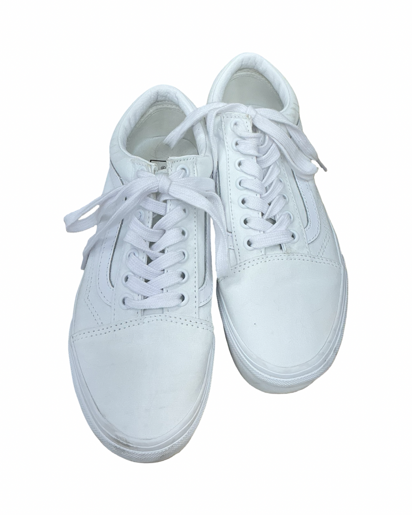 Shoes Sneakers By Vans In White, Size:8