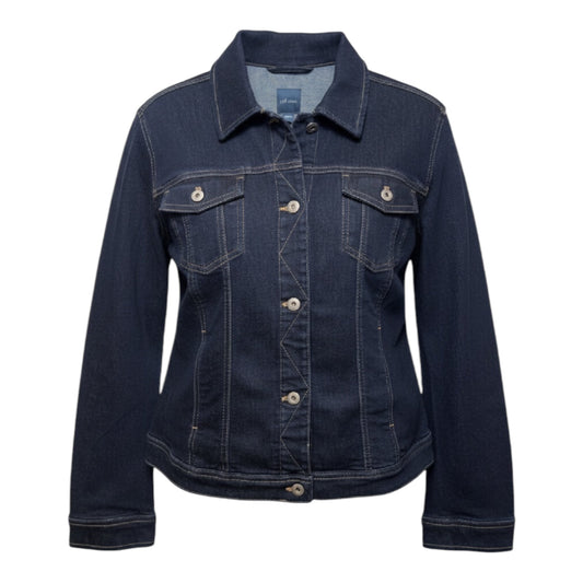 Jacket Denim By J. Jill In Blue Denim, Size: XL