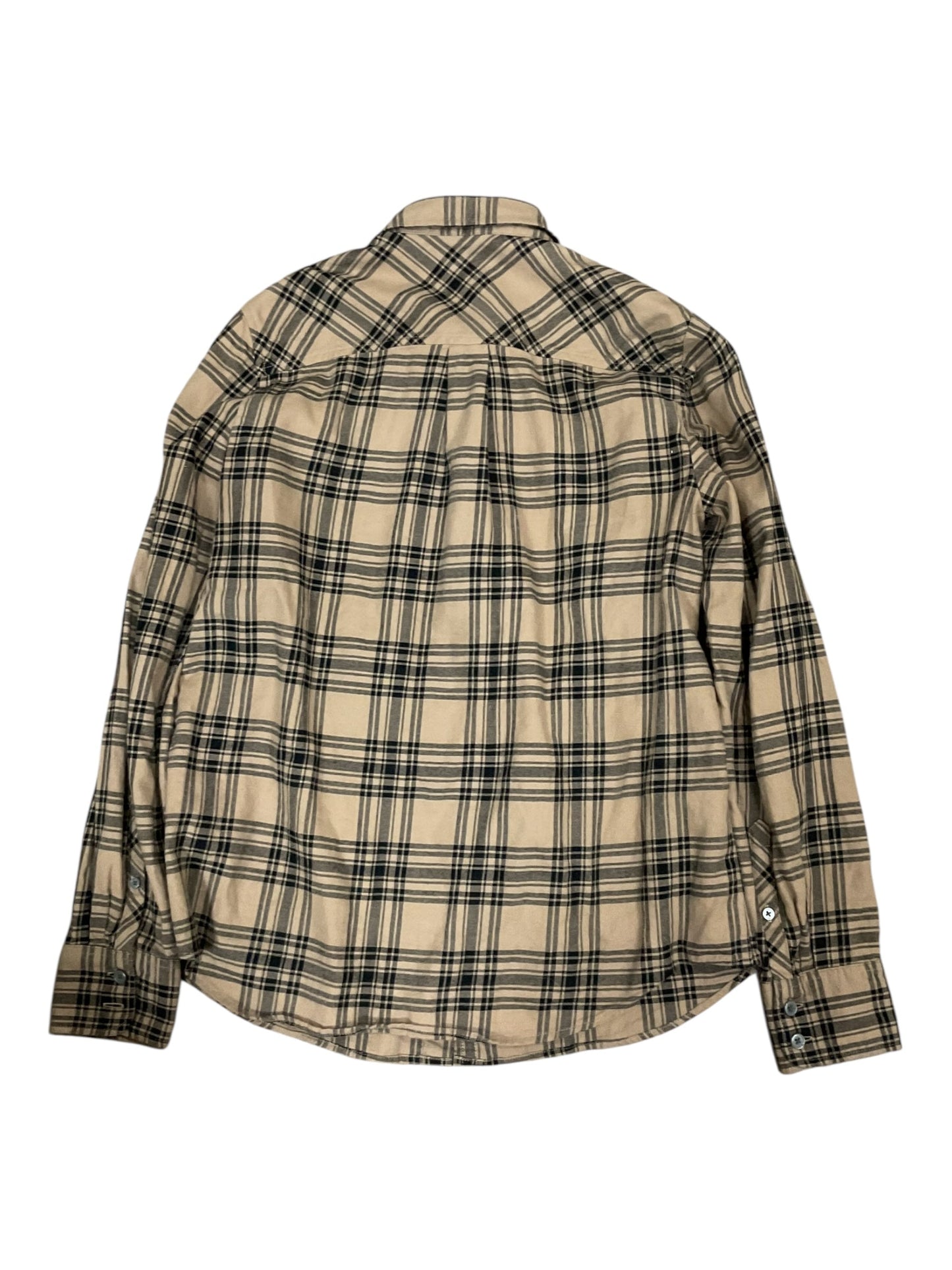Blouse Ls By J. Crew In Black & Brown, Size:S