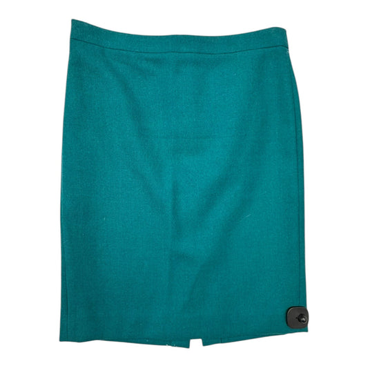Skirt Midi By J. Crew In Teal, Size:10
