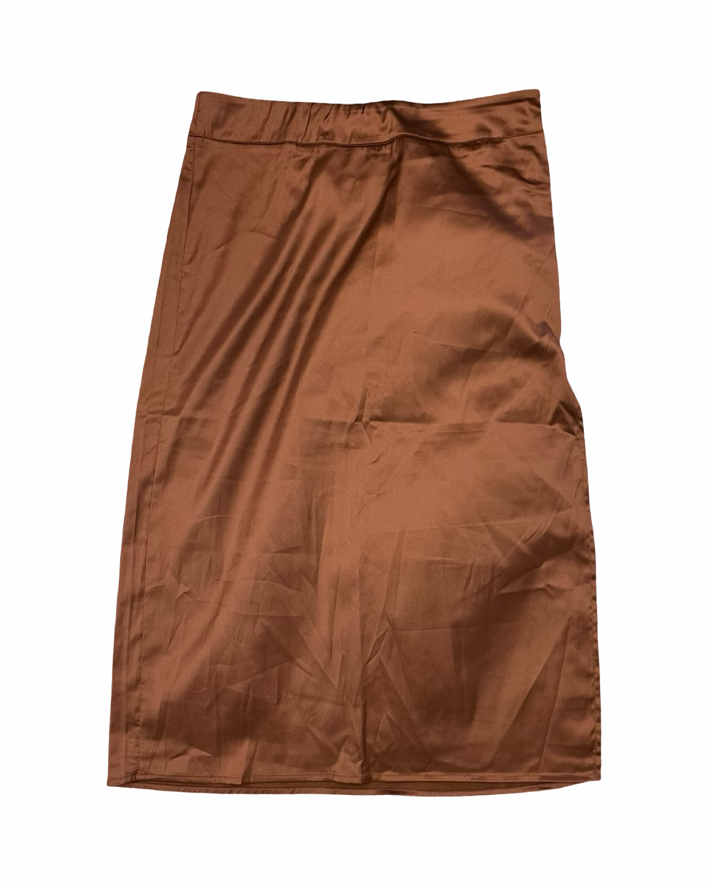Skirt Midi By Clothes Mentor In Copper, Size:M