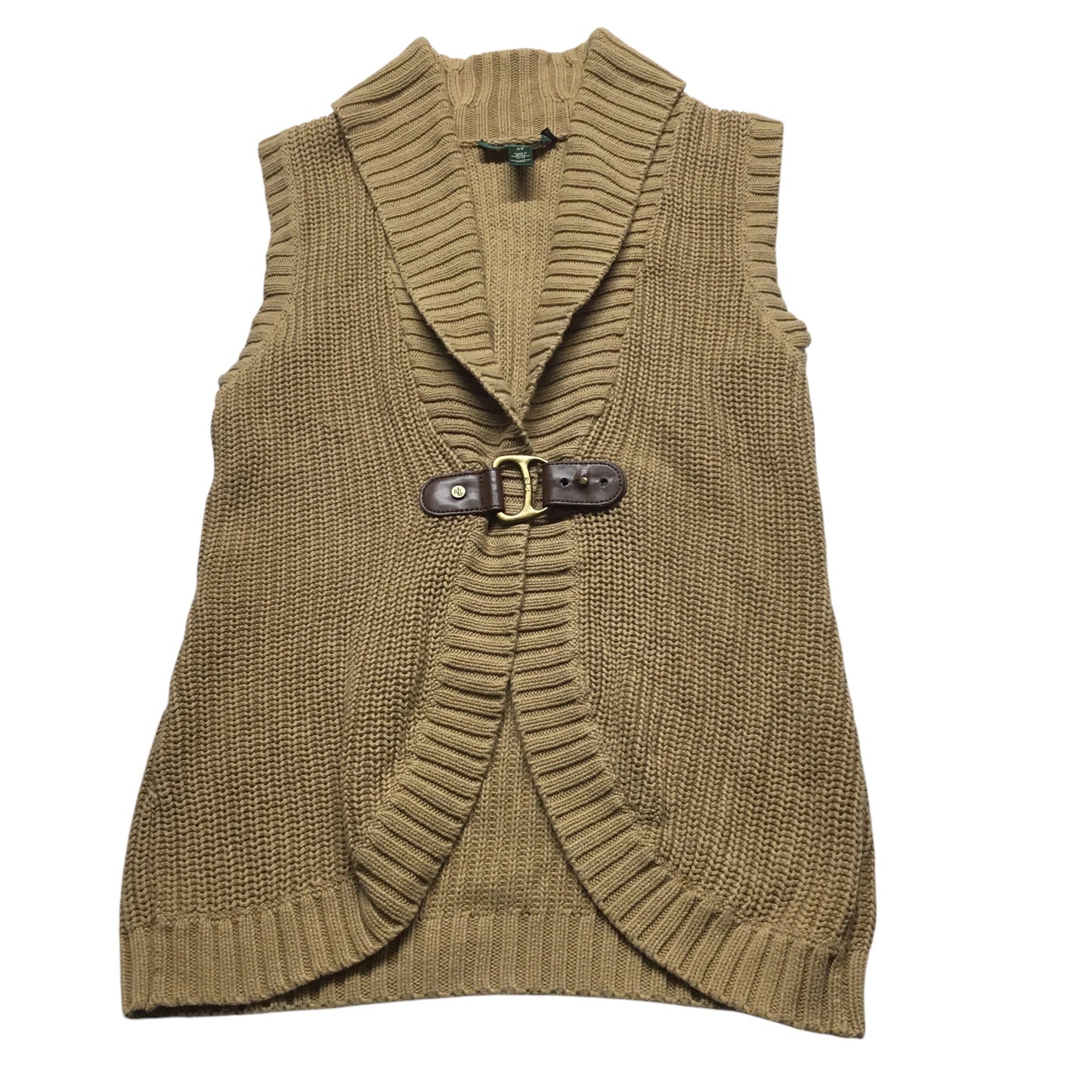 Cardigan By Lauren By Ralph Lauren In Beige, Size: Xs