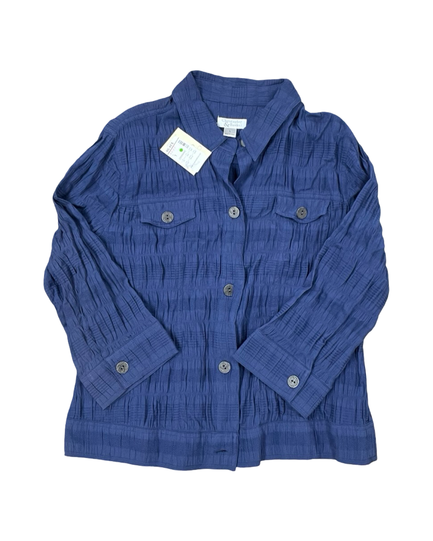 Jacket Other By Christopher And Banks In Blue, Size:L