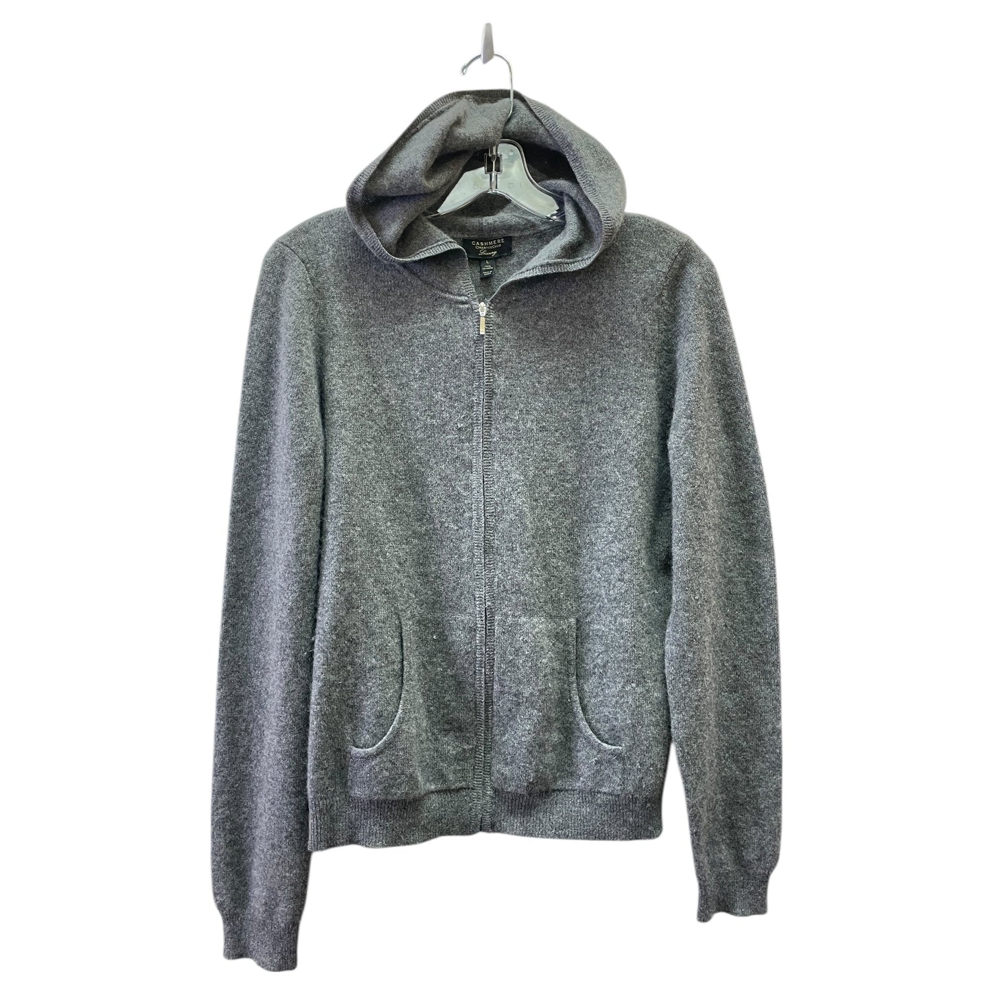 Sweater Cashmere By Charter Club In Grey, Size:L