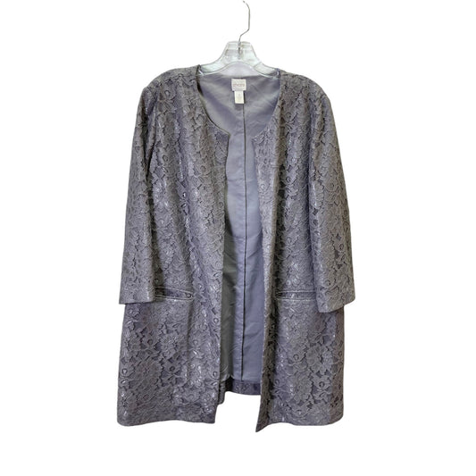 Cardigan By Chicos In Grey, Size:Xl