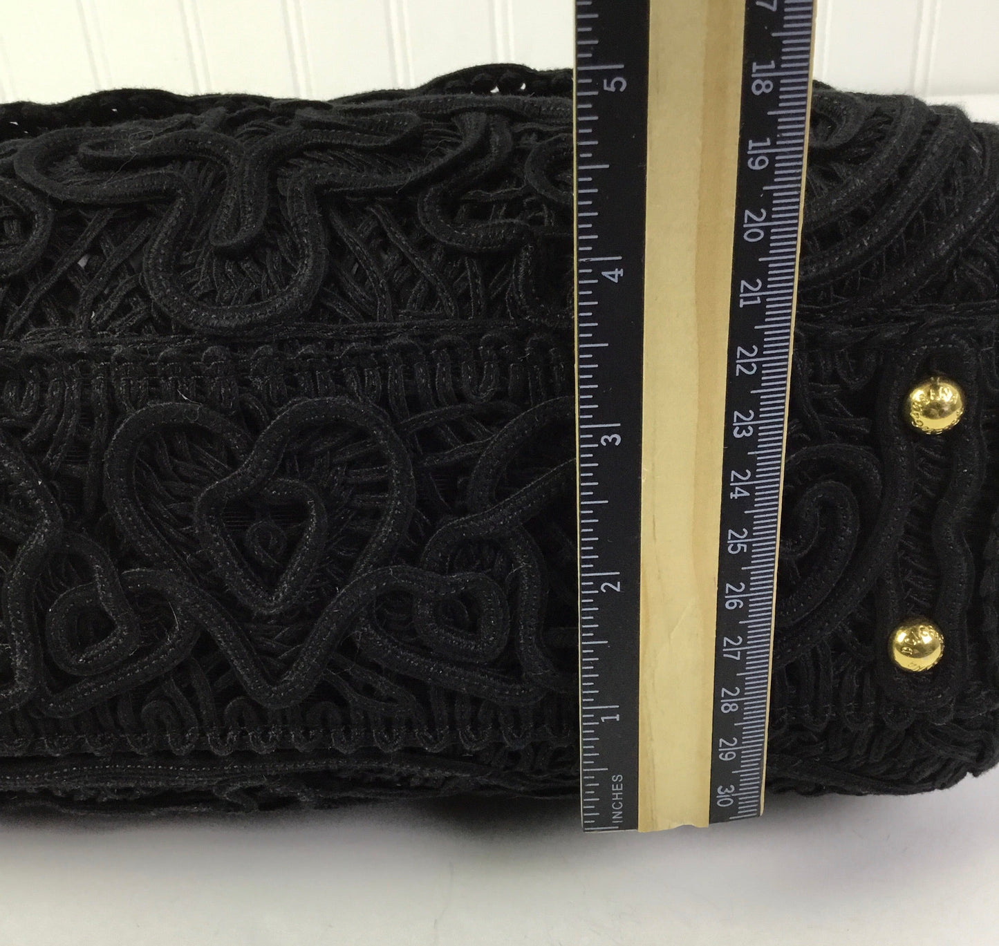 Handbag Luxury Designer By Dolce And Gabbana In Black, Size:Medium