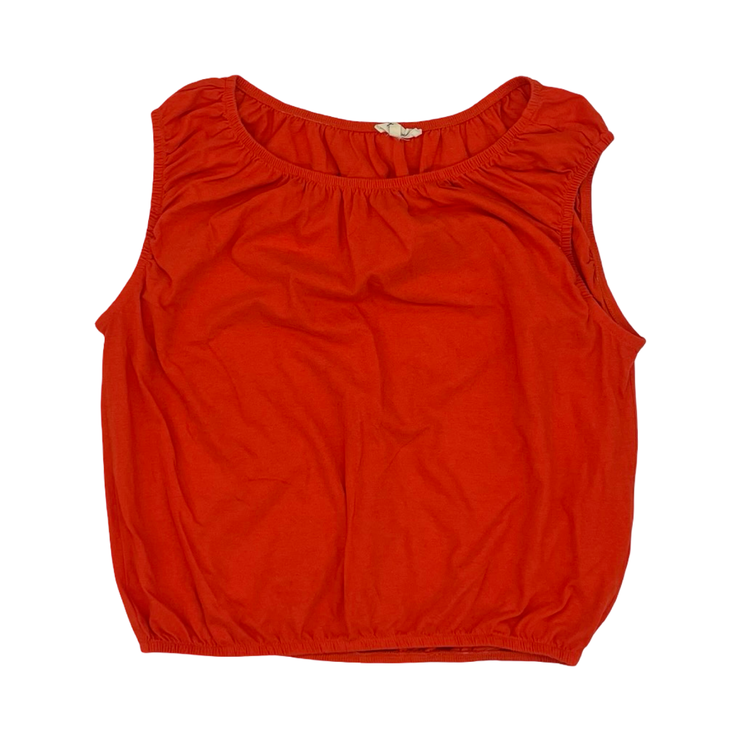 Top Sleeveless By Madewell In Orange, Size:L