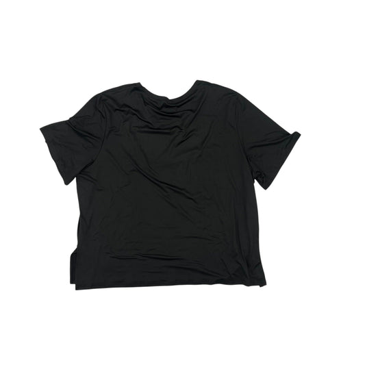 Athletic Top Ss By Cmf In Black, Size:2X