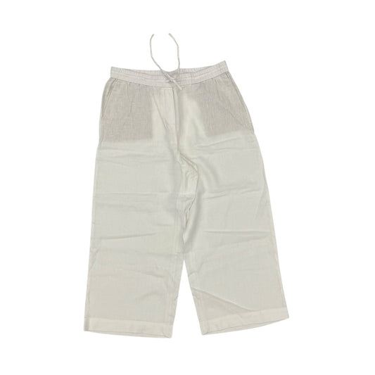Pants Linen By Talbots In Cream, Size:10