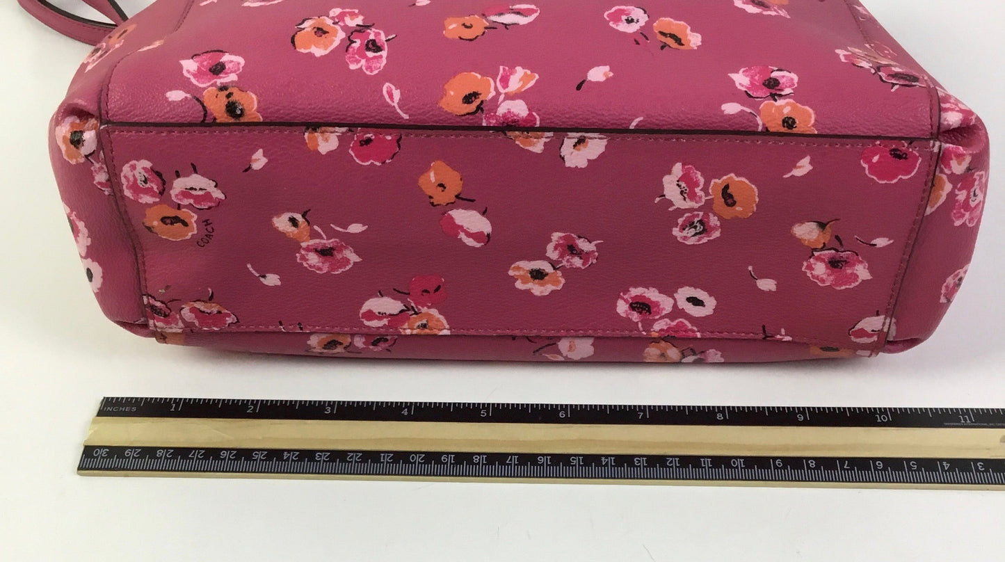 Crossbody Designer By Coach In Pink, Size:Medium