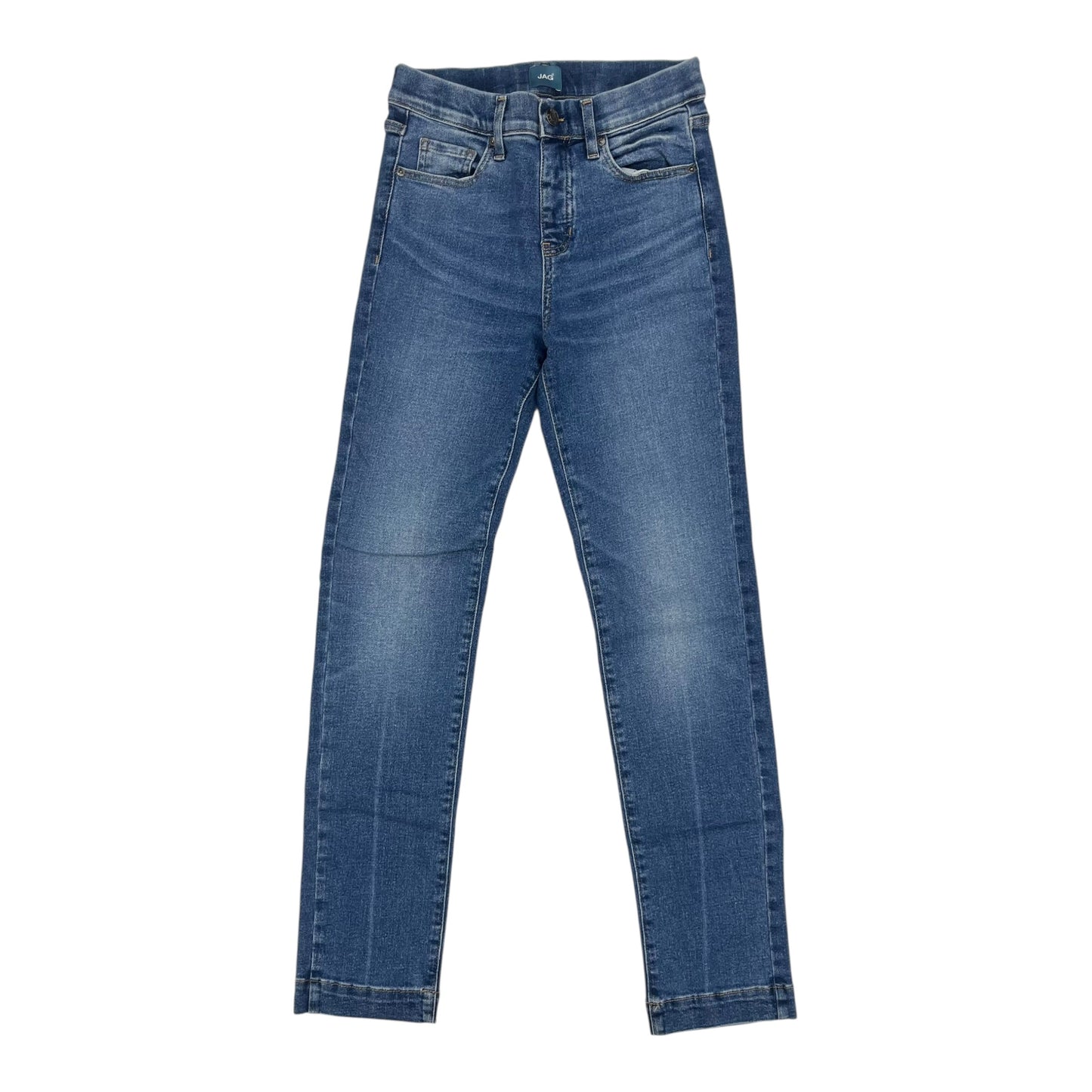 Jeans Straight By Jag In Blue Denim, Size:2