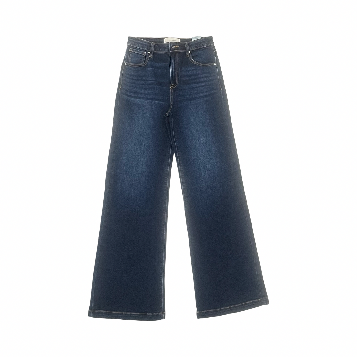 Jeans Wide Leg By Risen In Blue Denim, Size:6