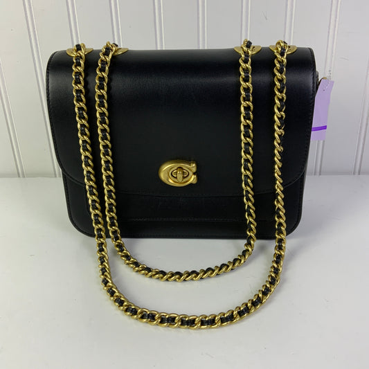 Handbag Designer By Coach In Black, Size:Medium