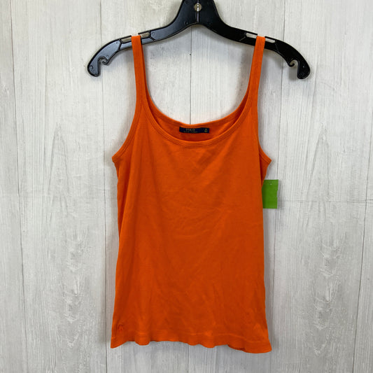 Tank Top By Polo Ralph Lauren In Orange, Size:M