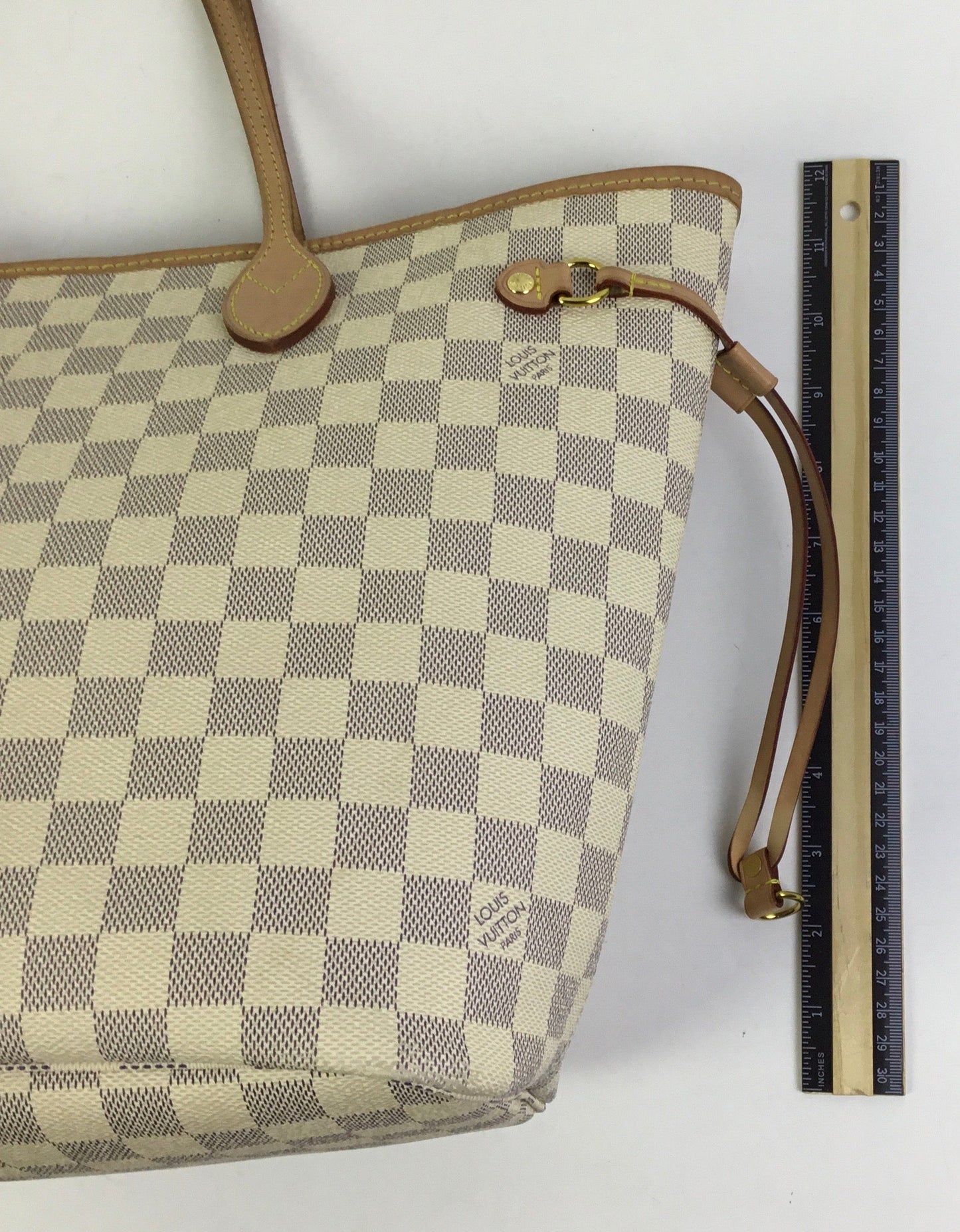 Handbag Luxury Designer By Louis Vuitton In Pink & White, Size:Medium