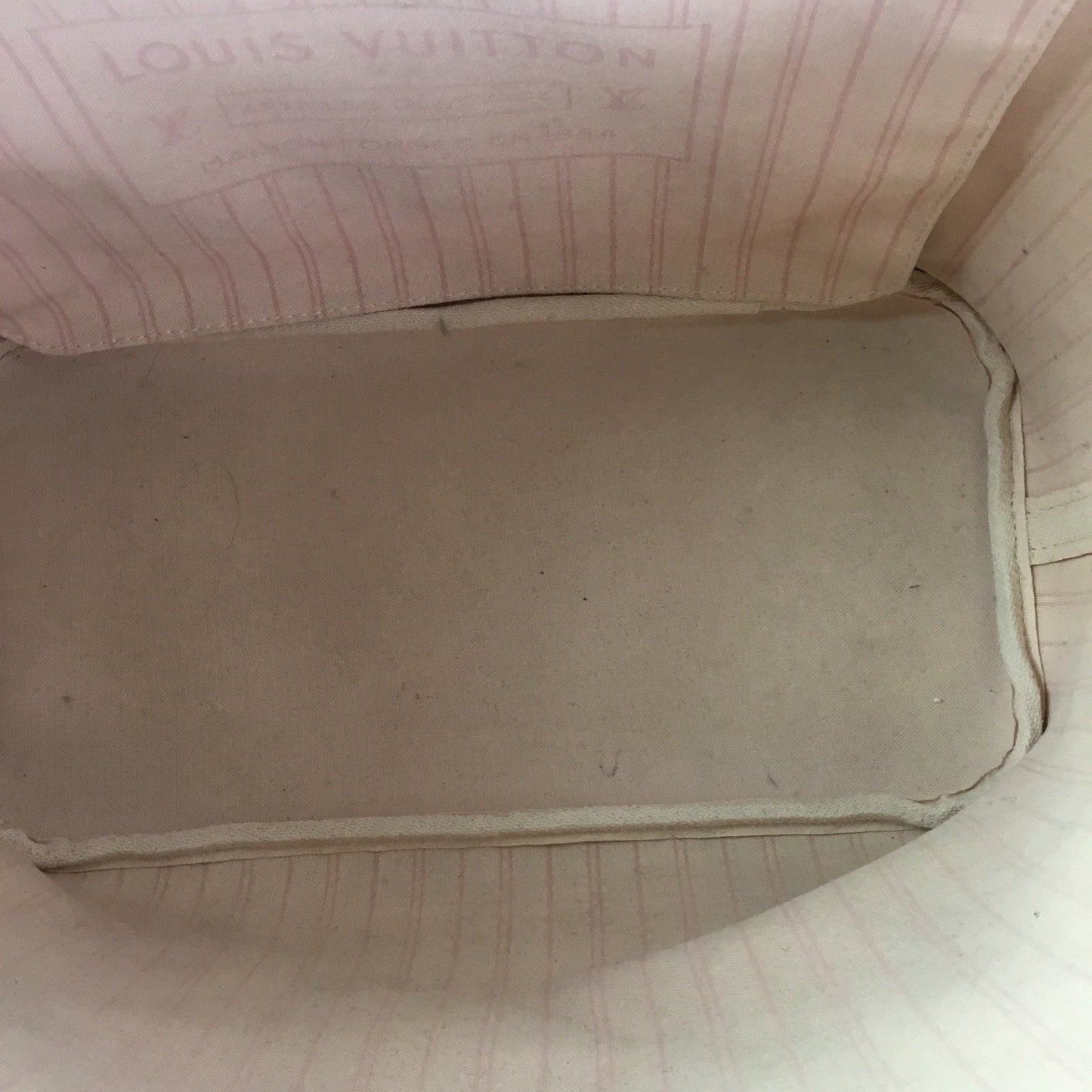 Handbag Luxury Designer By Louis Vuitton In Pink & White, Size:Medium