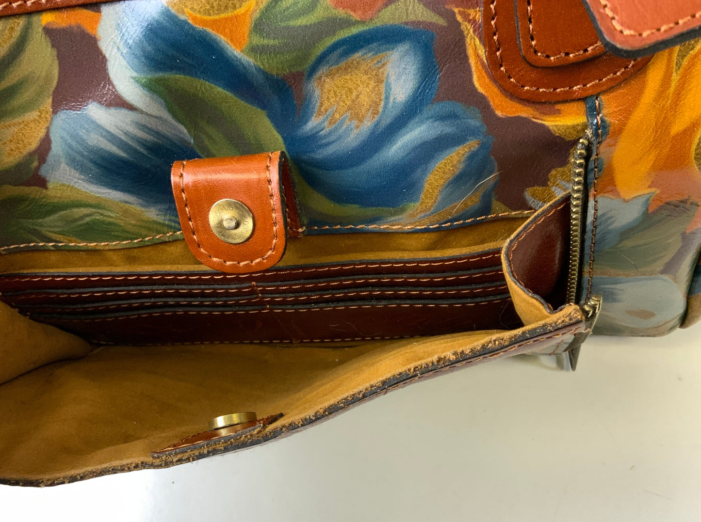 Handbag Designer By Patricia Nash In Floral Print, Size:Medium