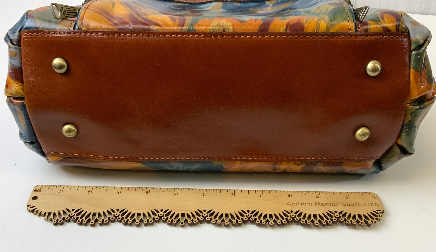 Handbag Designer By Patricia Nash In Floral Print, Size:Medium