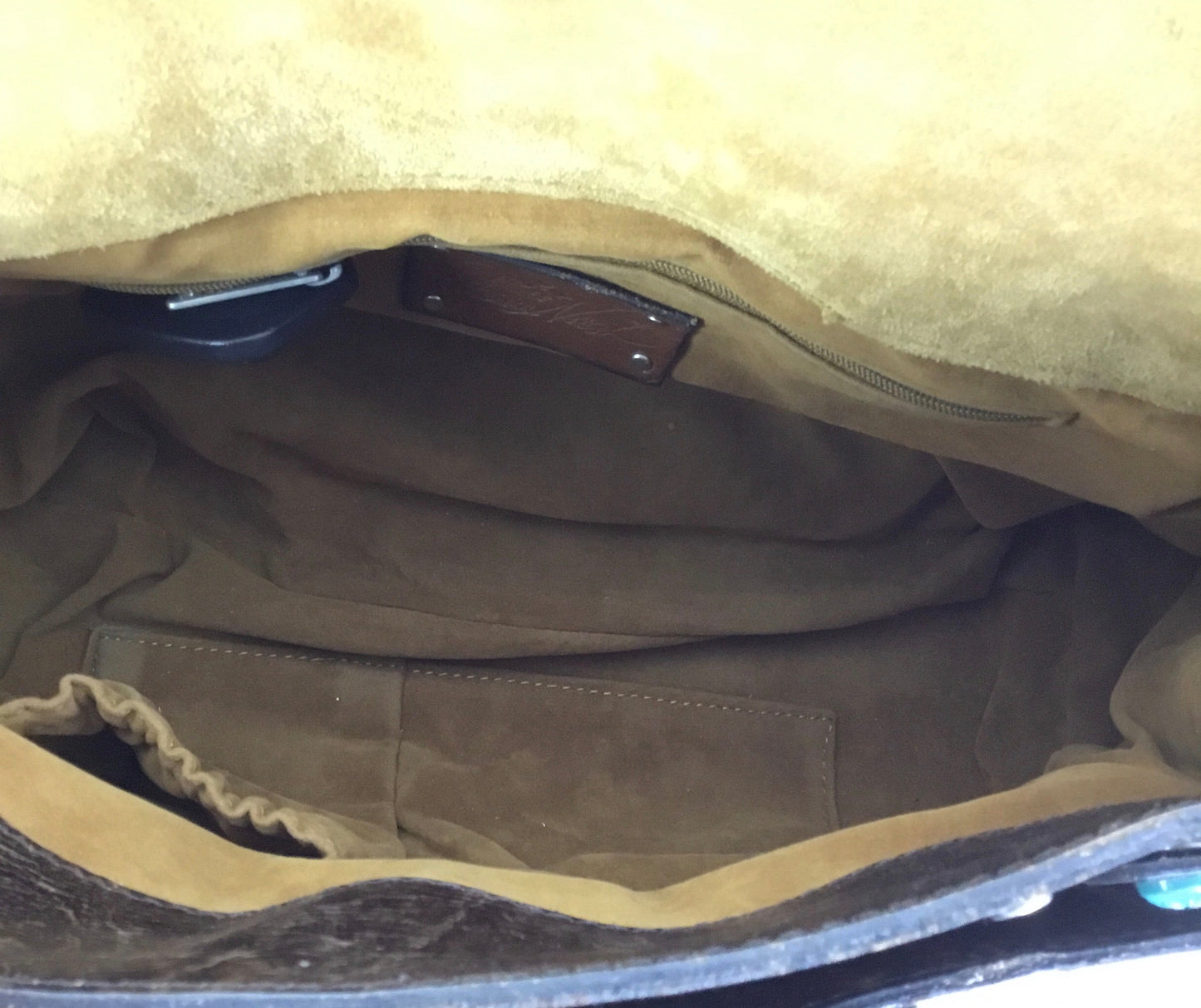 Handbag Designer By Patricia Nash In Blue & Brown, Size:Large