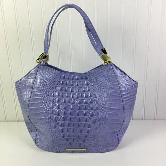 Handbag Designer By Brahmin In Blue, Size:Large
