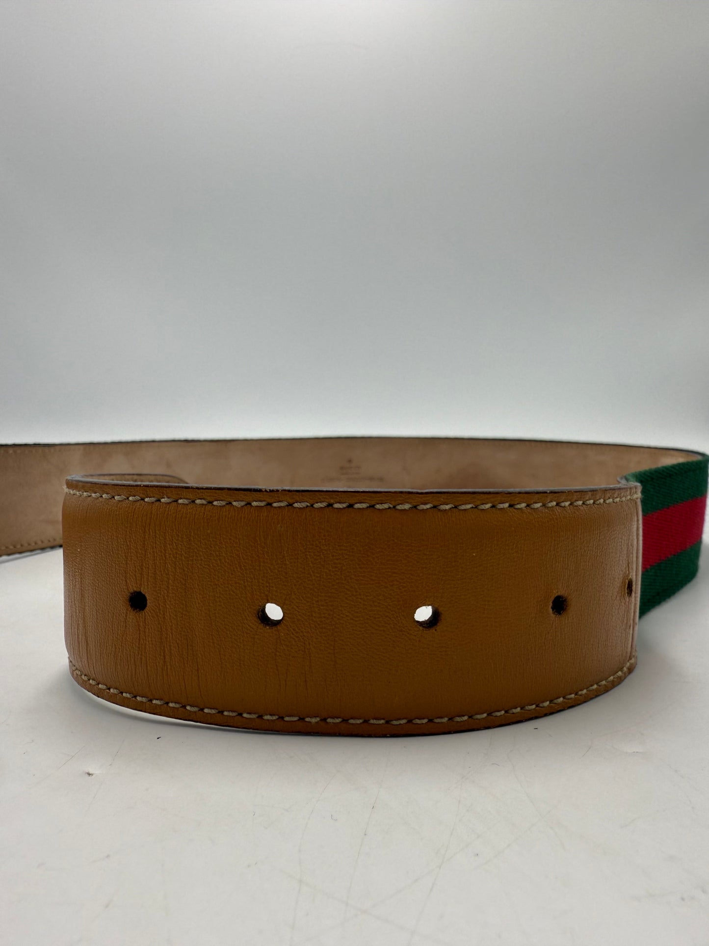 Gucci Web Stripe Interlocking G Luxury Designer Belt