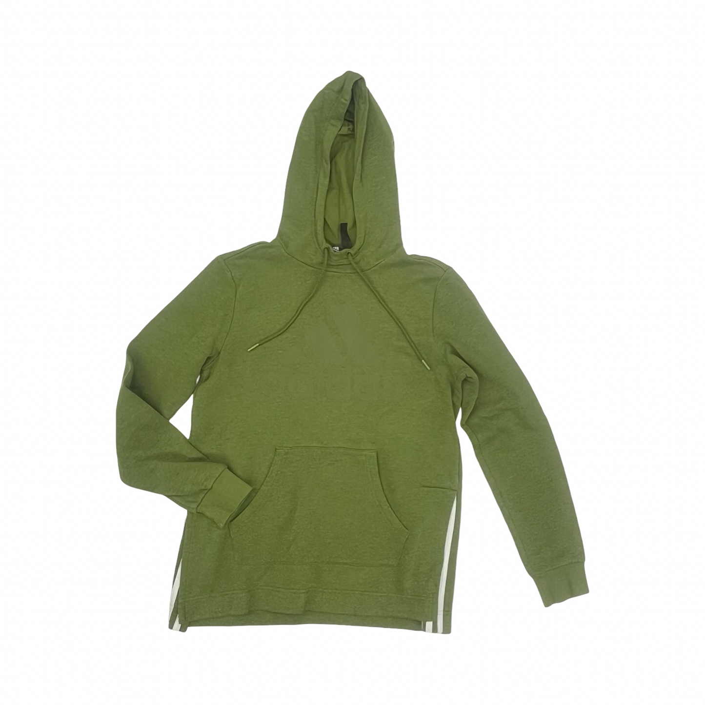 Athletic Sweatshirt Hoodie By Adidas In Green, Size:S