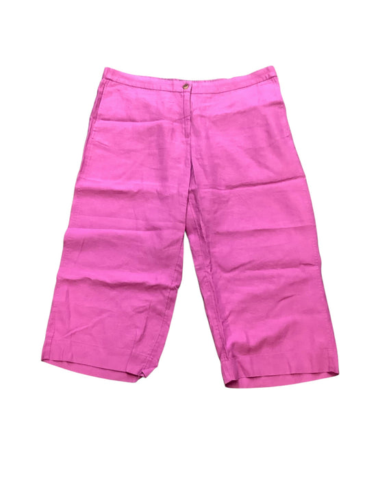 Pants Linen By J. Jill In Purple, Size:3X