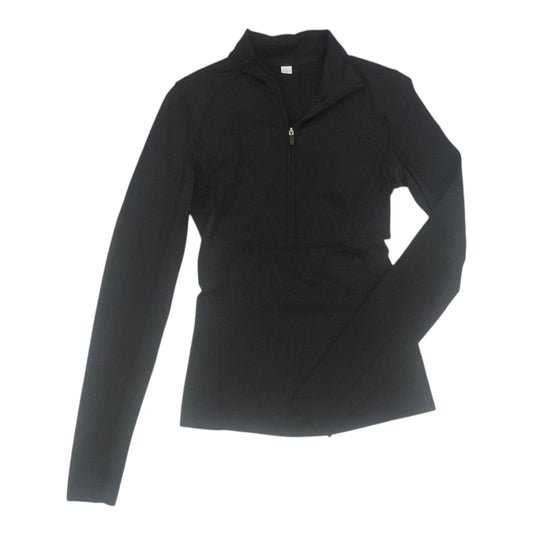 Athletic Top Ls Collar By Lululemon In Black, Size:Xs