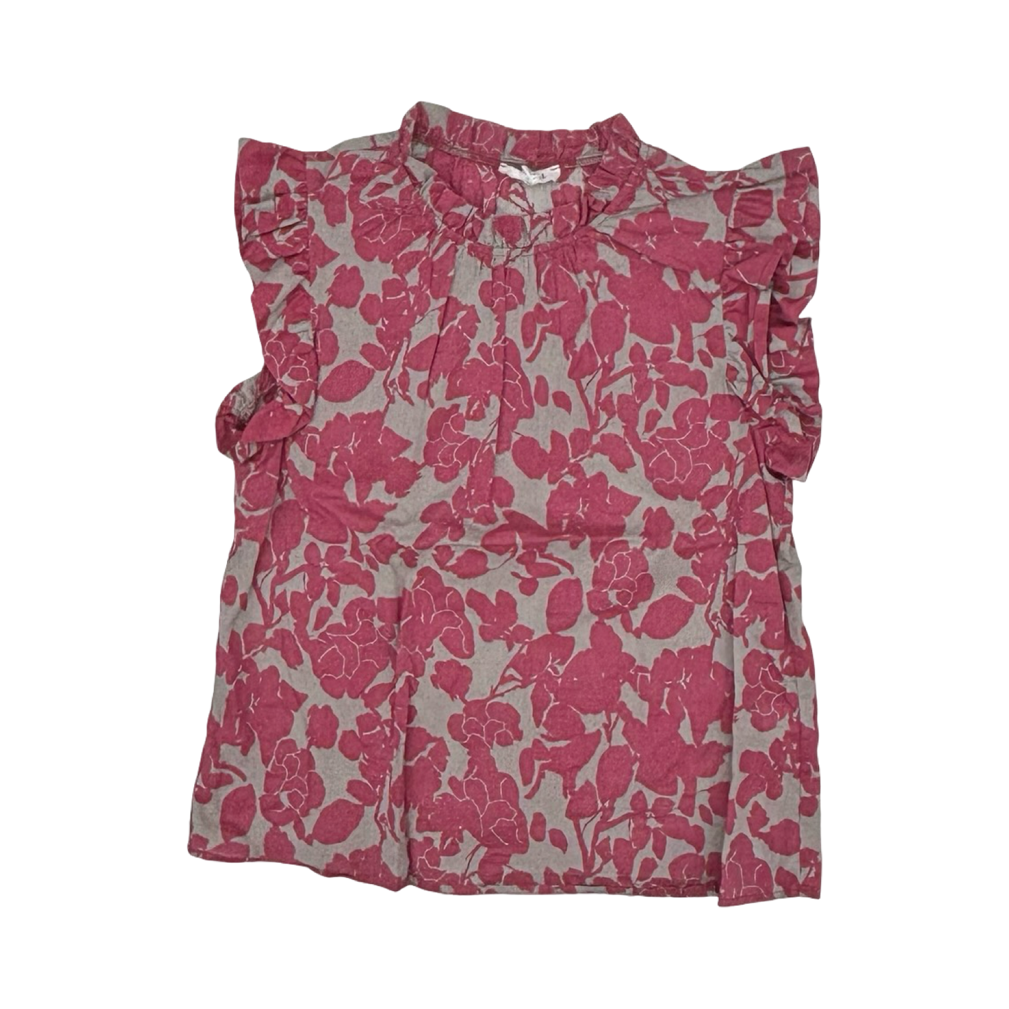 Top Ss By Thml In Grey & Pink, Size:S