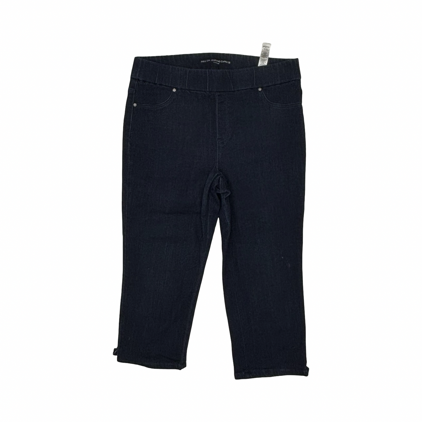 Jeans Jeggings By Chicos In Blue Denim, Size:M