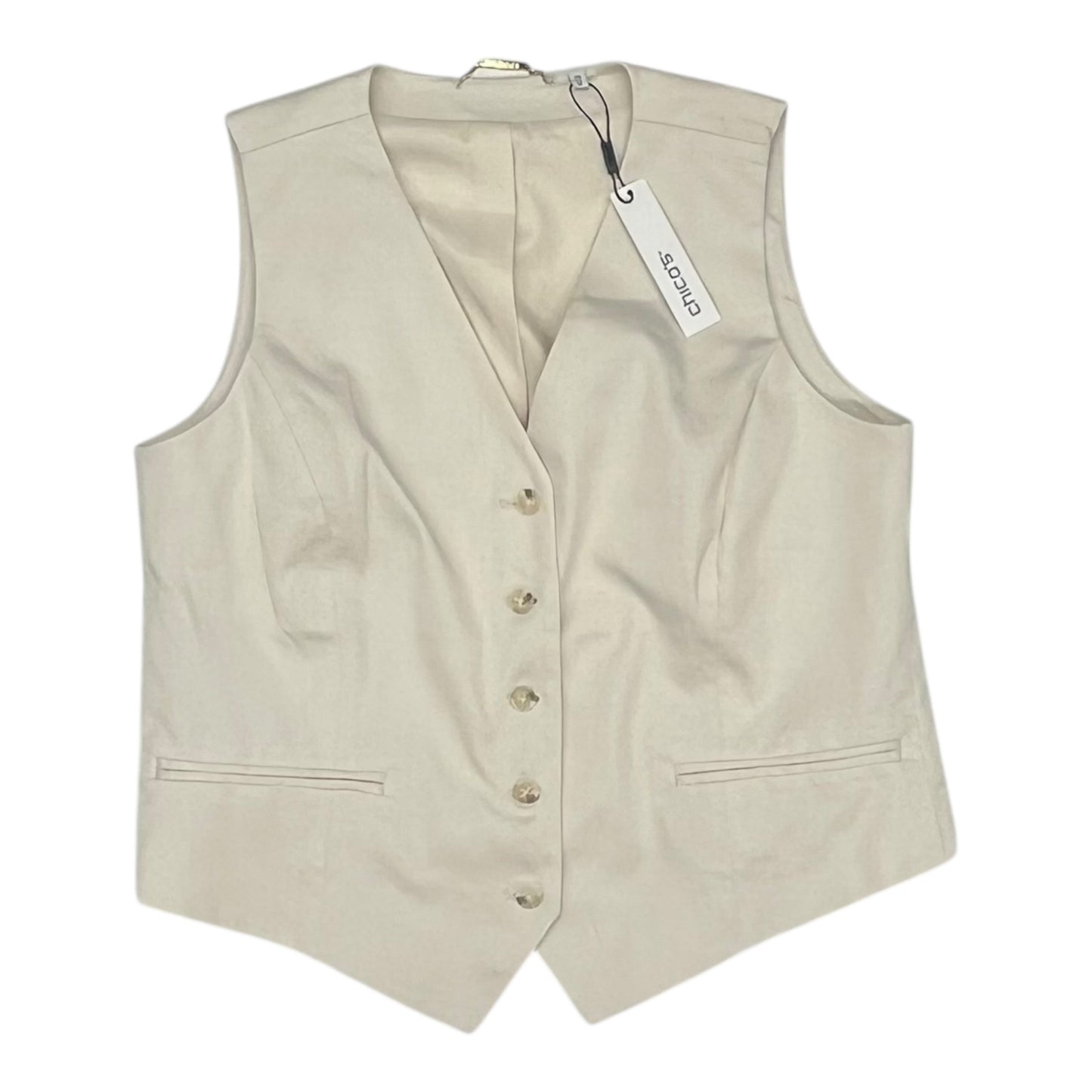 Vest Other By Chicos In Cream, Size:M