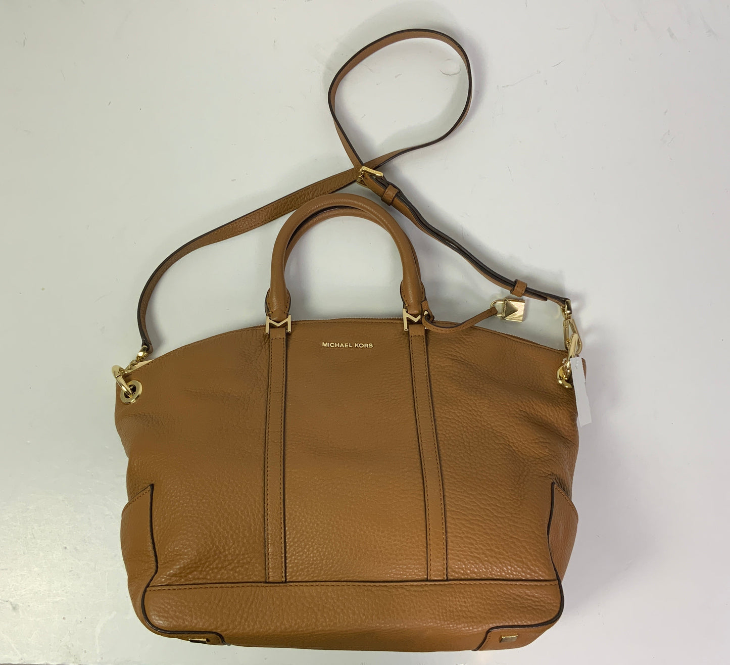 Handbag Designer By Michael Kors In Brown, Size:Medium