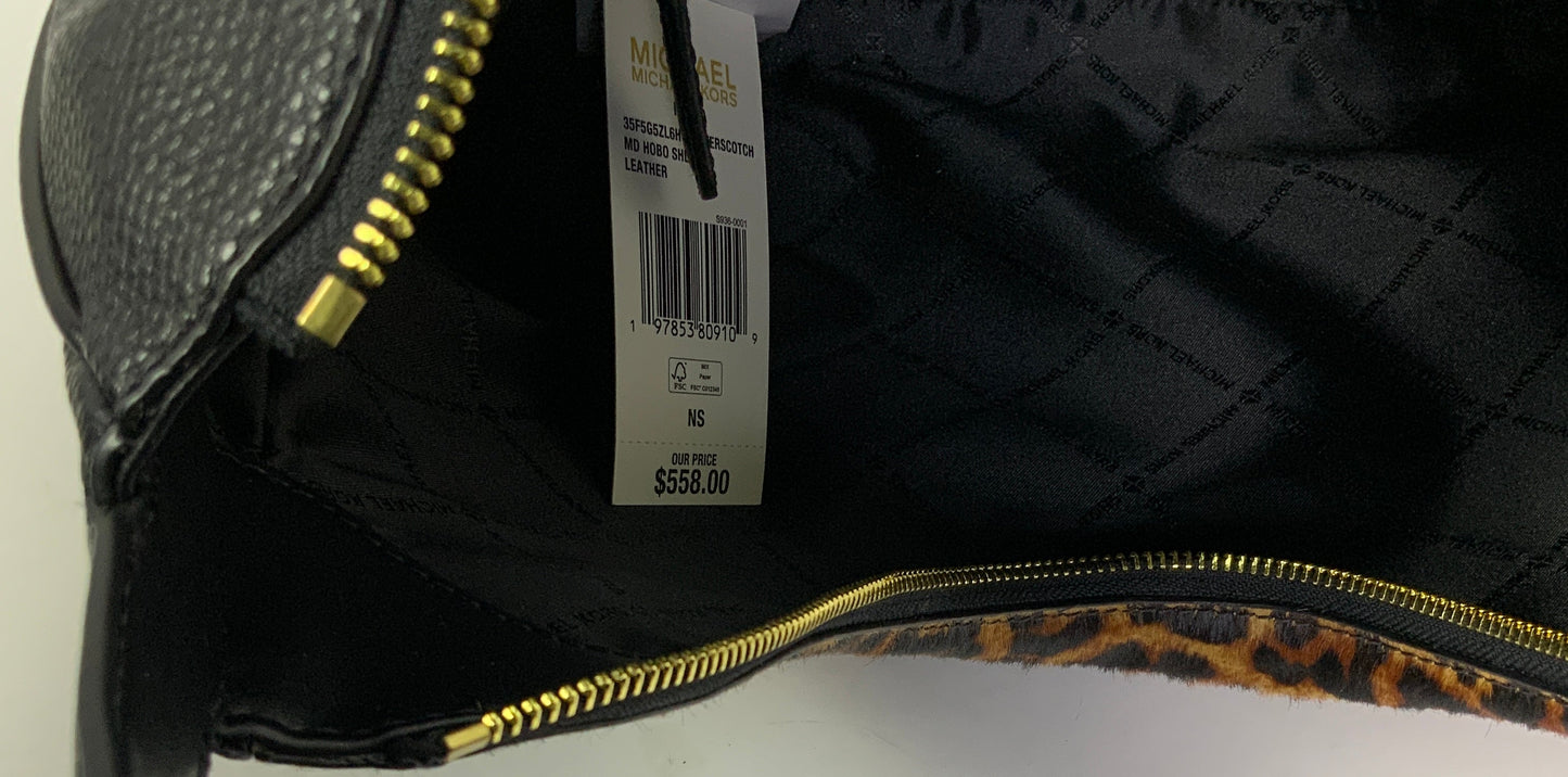 Handbag Designer By Michael Kors In Animal Print, Size:Large