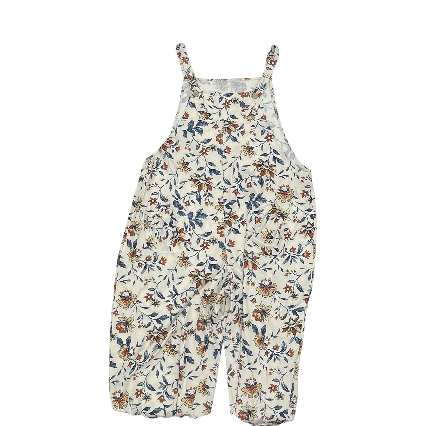 Overalls By Cmf In Floral Print, Size:2X