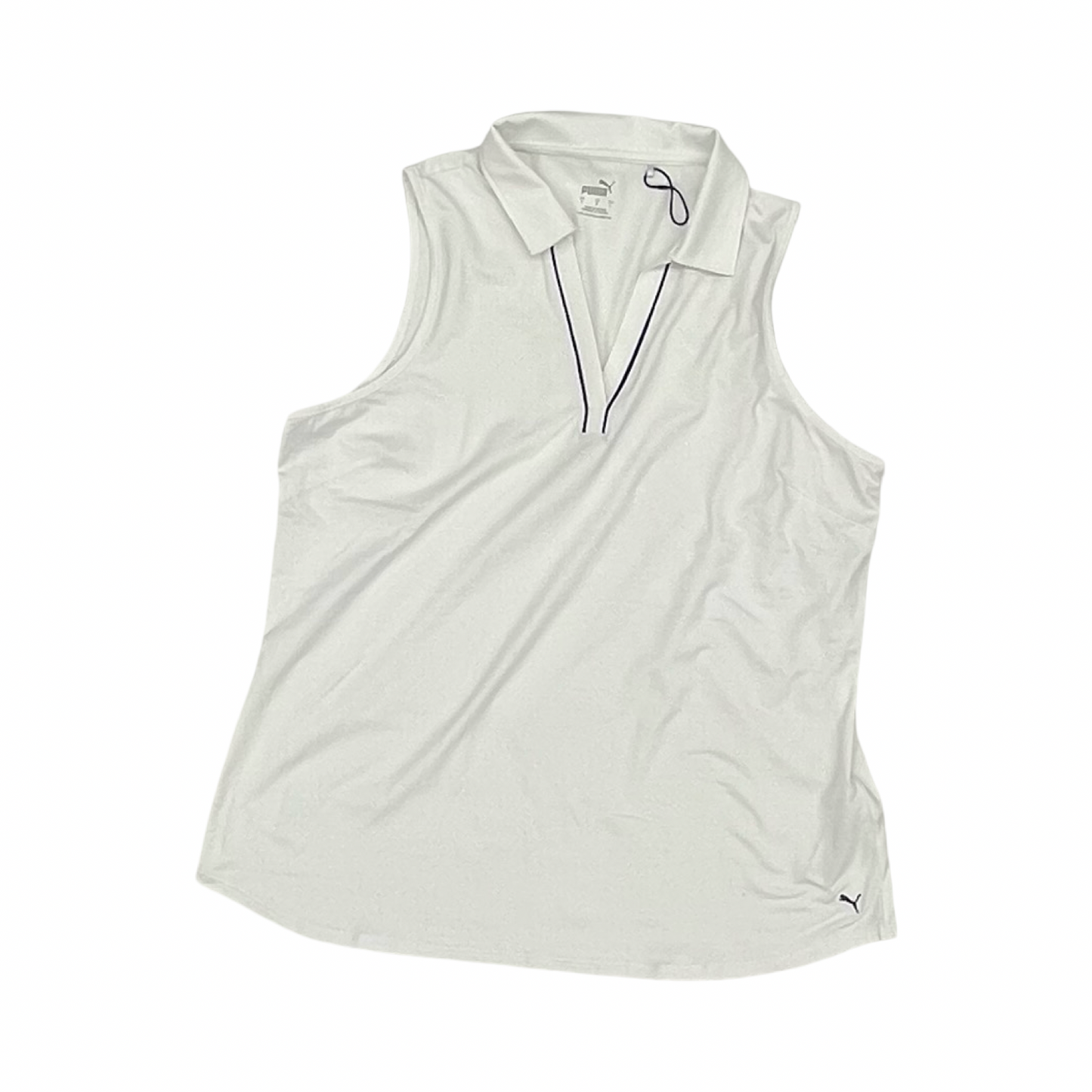 Athletic Tank Top By Puma In White, Size:L