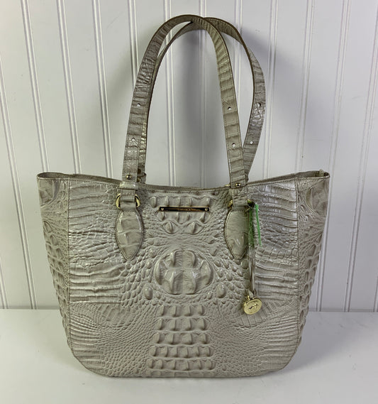 Handbag Designer By Brahmin In Grey, Size:Medium