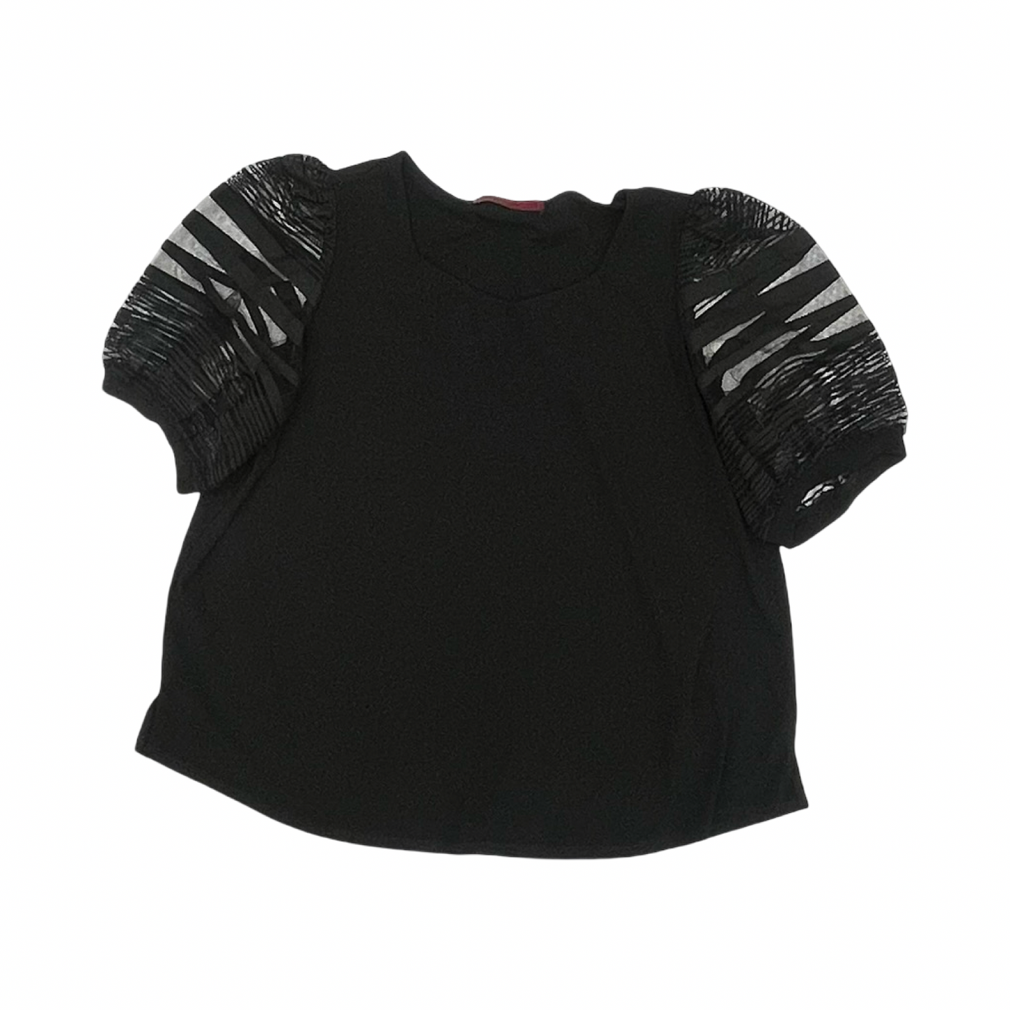 Blouse Ss By Love Scarlett In Black, Size:2X